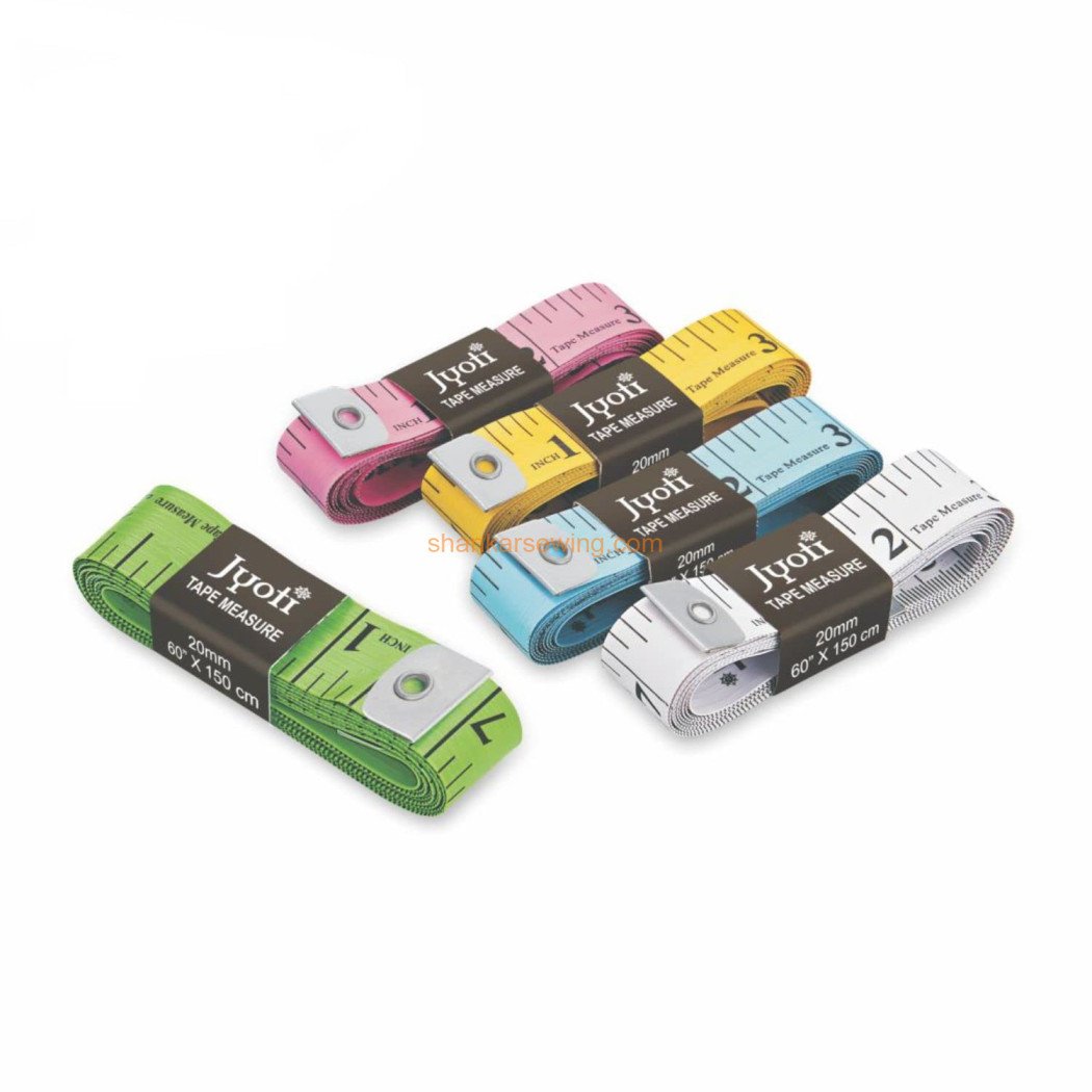 36701 INCHI TAPE Tape Measure for Body Measurement, Sewing Dessmaking Ruler, Durable Soft Flexible Inch Tape for Measurement, Length 60 Inches / 150cm - Width 20mm - Pack of 10 