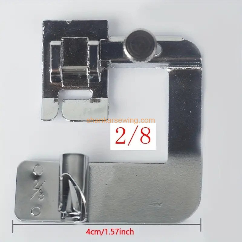 6290 2/8 Hemming Cloth Strip Presser Foot Sewing Parts Hemmer Foot Rolled 2/8 