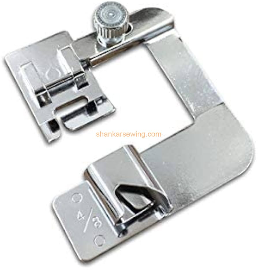 6290 4/8 Hemming Cloth Strip Presser Foot Sewing Parts  Hemmer Foot Rolled 