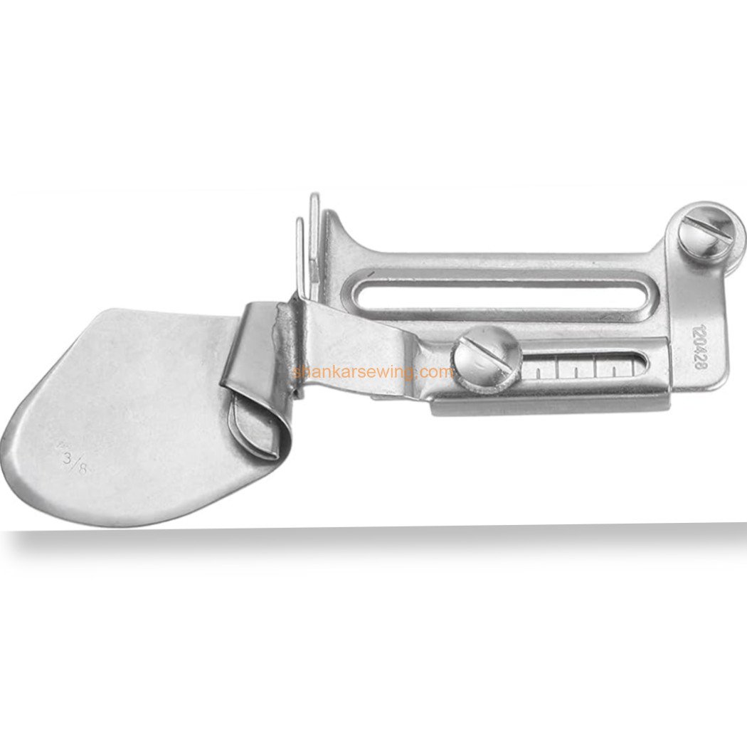 A11 3/8 A11 Sewing Binder, Flat Seamer Folder Adjustable Rolled Hem Foot Curling Device Presser Foot DDL-8100, DDL-8300, DDL-8500, DDL-8700, DDL-5550, and DDL-555