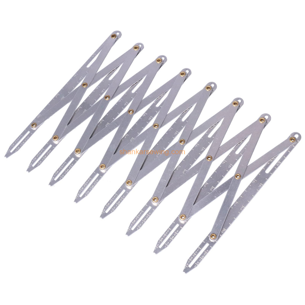  Accurate Buttonhole Spacing, Adjustable Measuring Gauge, Clear Measurement Scale, Quick & Easy Marking, Time-Saving Design, Durable & Lightweight, Multi-Purpose Sewing Tool 
