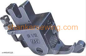 CR1/32N STEEL TEETH ROLLER CR1/32N STEEL TEETH ROLLER PRESSER FOOT DDL-8100, DDL-8300, DDL-8500, DDL-8700, DDL-5550, and DDL-555