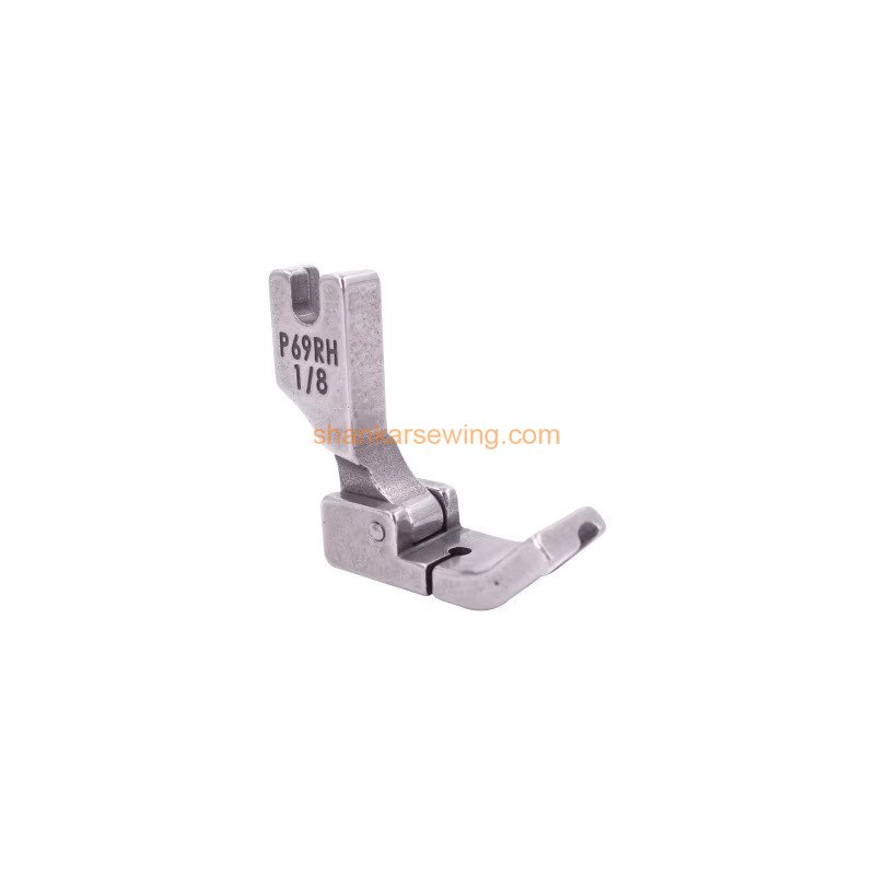 P96RH 1/8 RIGHT Side Dori Piping Foot for Industrial Sewing Machine DDL-8100, DDL-8300, DDL-8500, DDL-8700, DDL-5550, and DDL-555