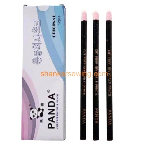 Panda Cut-Free Invisible Wax Pencil for Writing Marking on Fabric, Cloth, 12 pcs PANDA PENCIL 