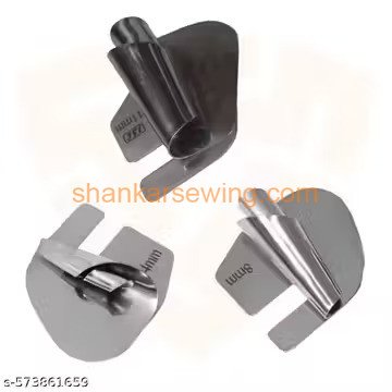 T17-4MM / 8MM / 11MM T17 Hemming Folder Combo Set &ndash; 3 Sizes (4mm, 8mm, 11mm) for Industrial Sewing Machines 