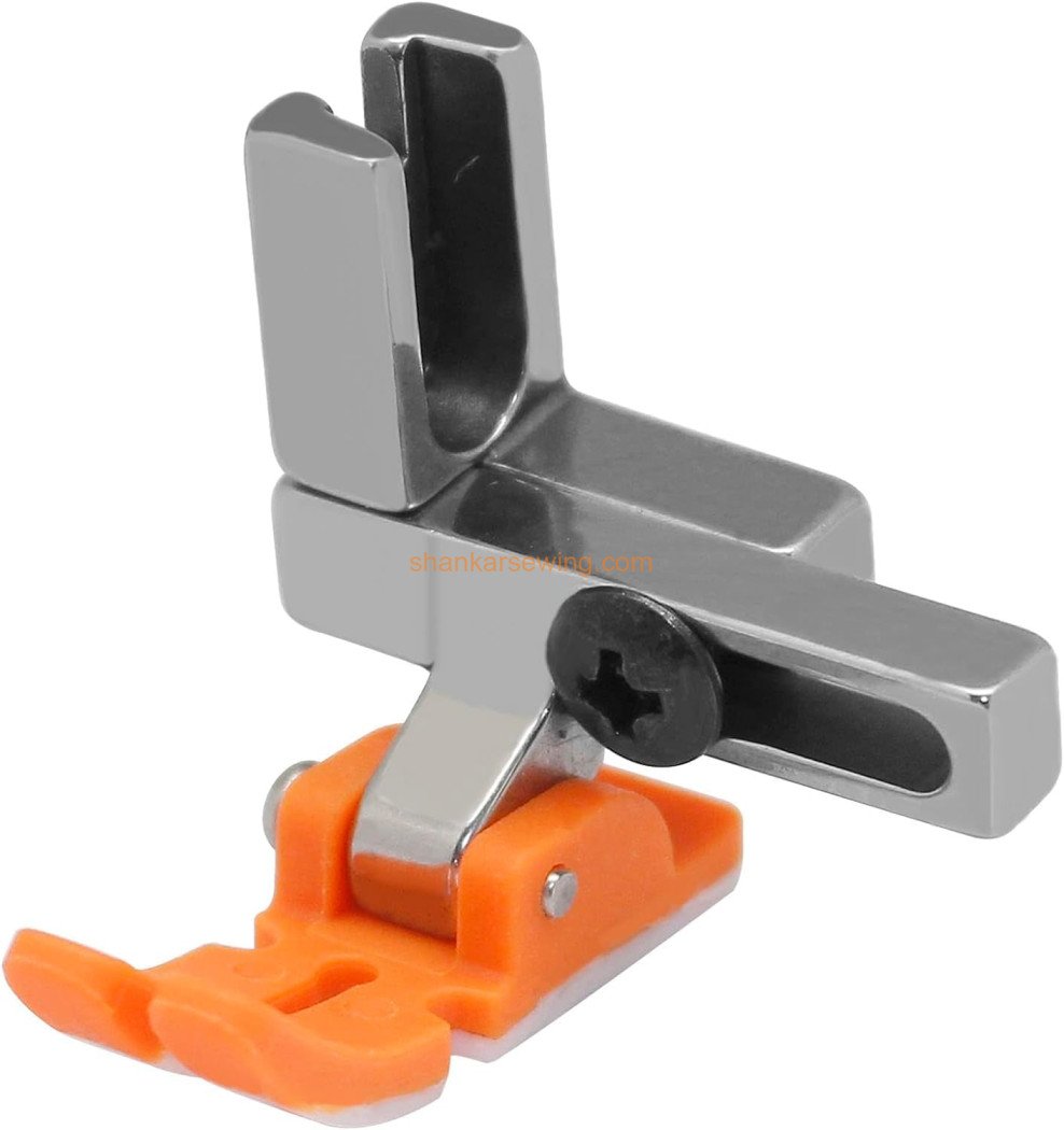 T3 TEFLON PRESSER FOOT T3 Teflon Adjustable Cording, Regular, Zipper Foot for 1-Needle Lockstitch UNIVERSAL PRESSER FOOT with High Shank  (Pack of 1) 